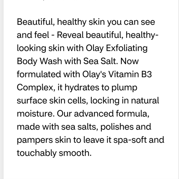 🔮3/$15 Olay Daily Exfoliating with Sea Salts Body Wash - Picture 6 of 7